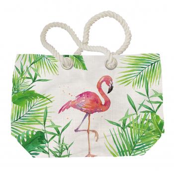 Beach Bag Tropical Flamingo