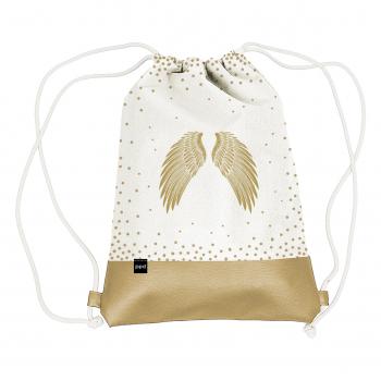 City Bag with Leatherette Holy Wings