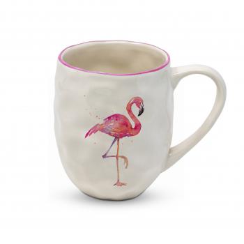 Organic Mug Tropical Flamingo