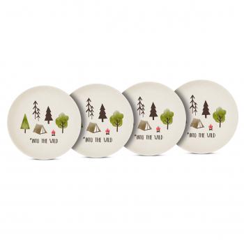 Plates Into the wild Set of 4